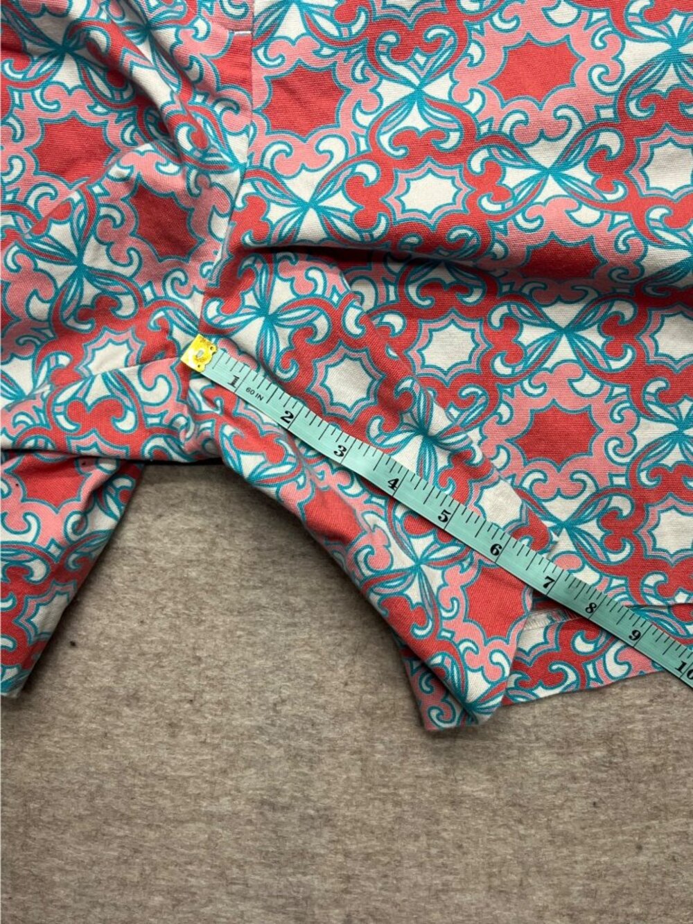 Talbots All Over Print High Rise Shorts Stretch Summer Preppy 16 Coastal Casual - Picture 8 of 8